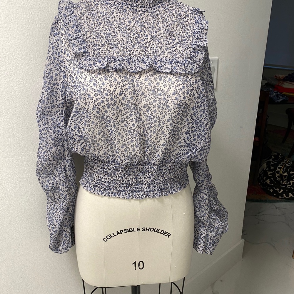 Victorian top chiffon